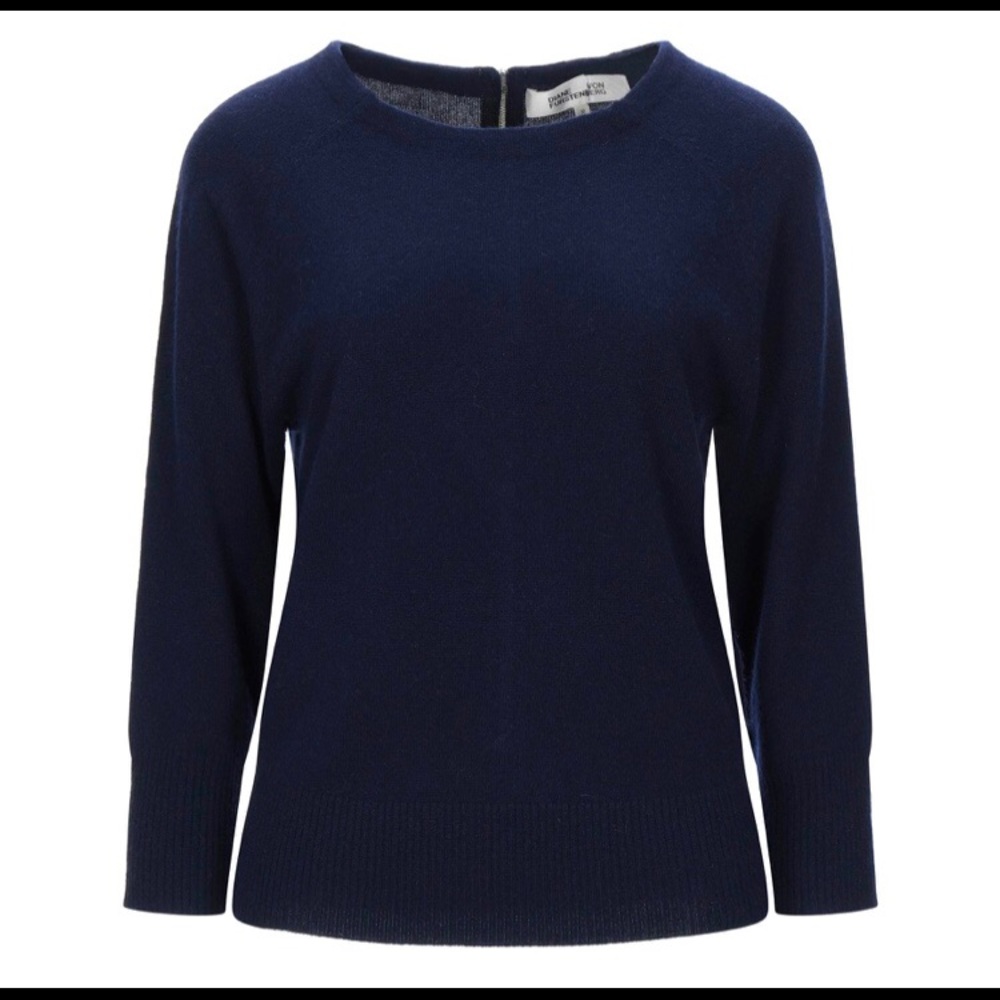 Diane Von Furstenberg Blue Sweater